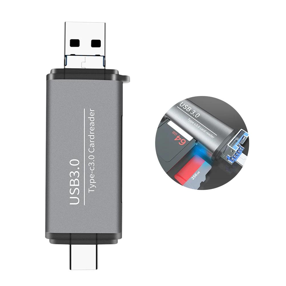 5 in 1 USB 3.0 C Ÿ ũ USB SD TF ޸ ī , ٱ ī  , ȵ̵  ǻͿ, 5Gbps